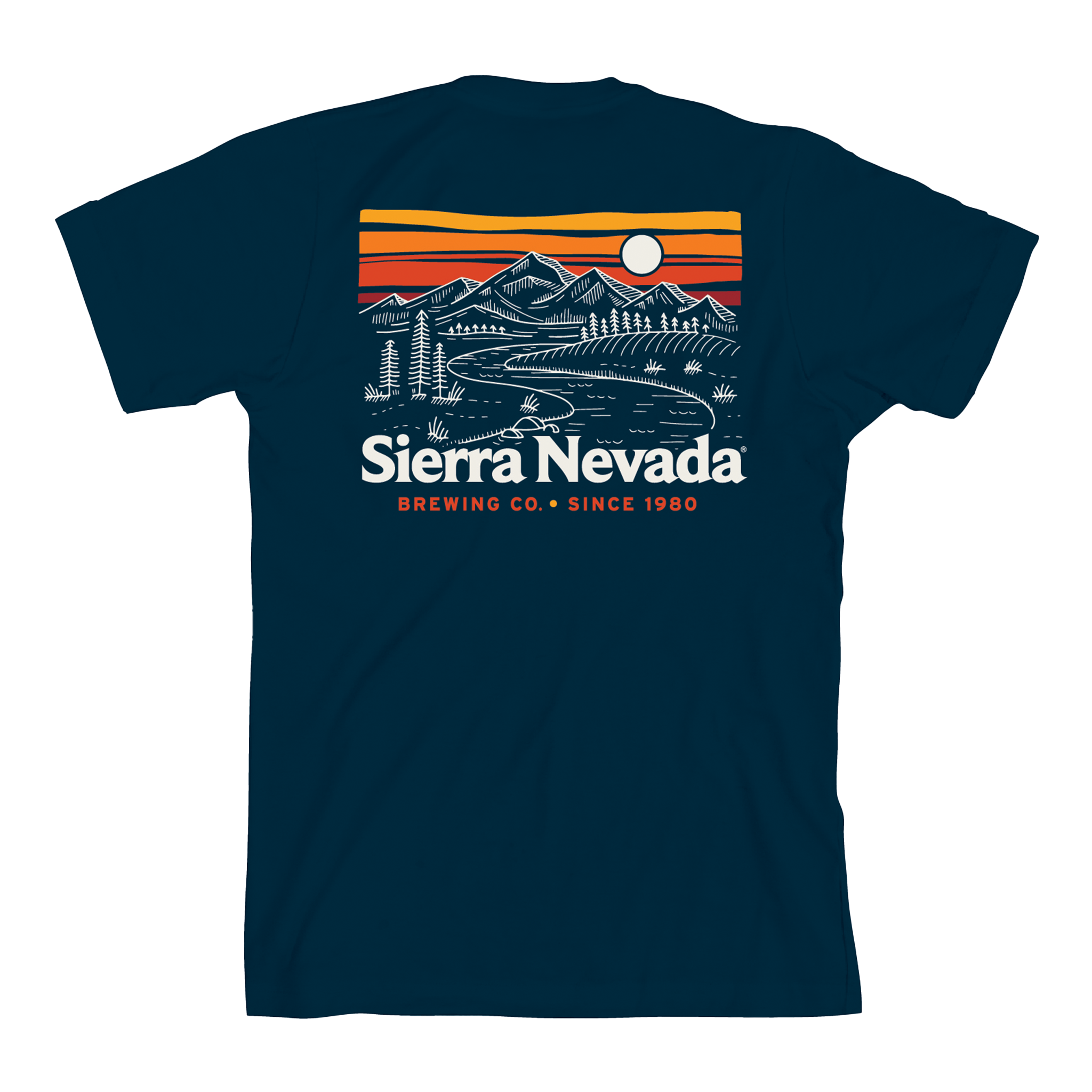 Trail T-Shirt | Navy - SNBCTrailTshirtNavy-Back