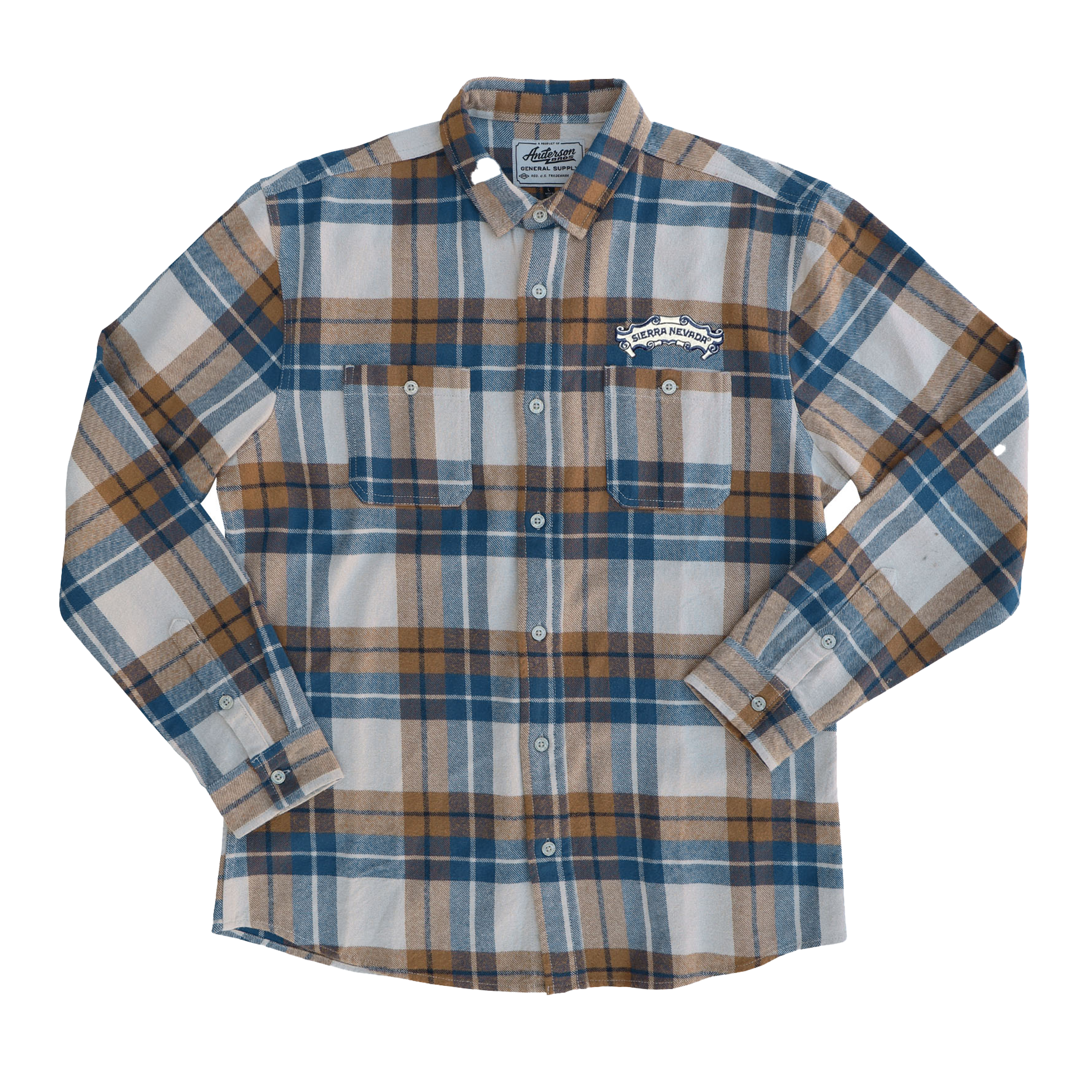 Sierra Nevada Dutton Cream Button Down Shirt