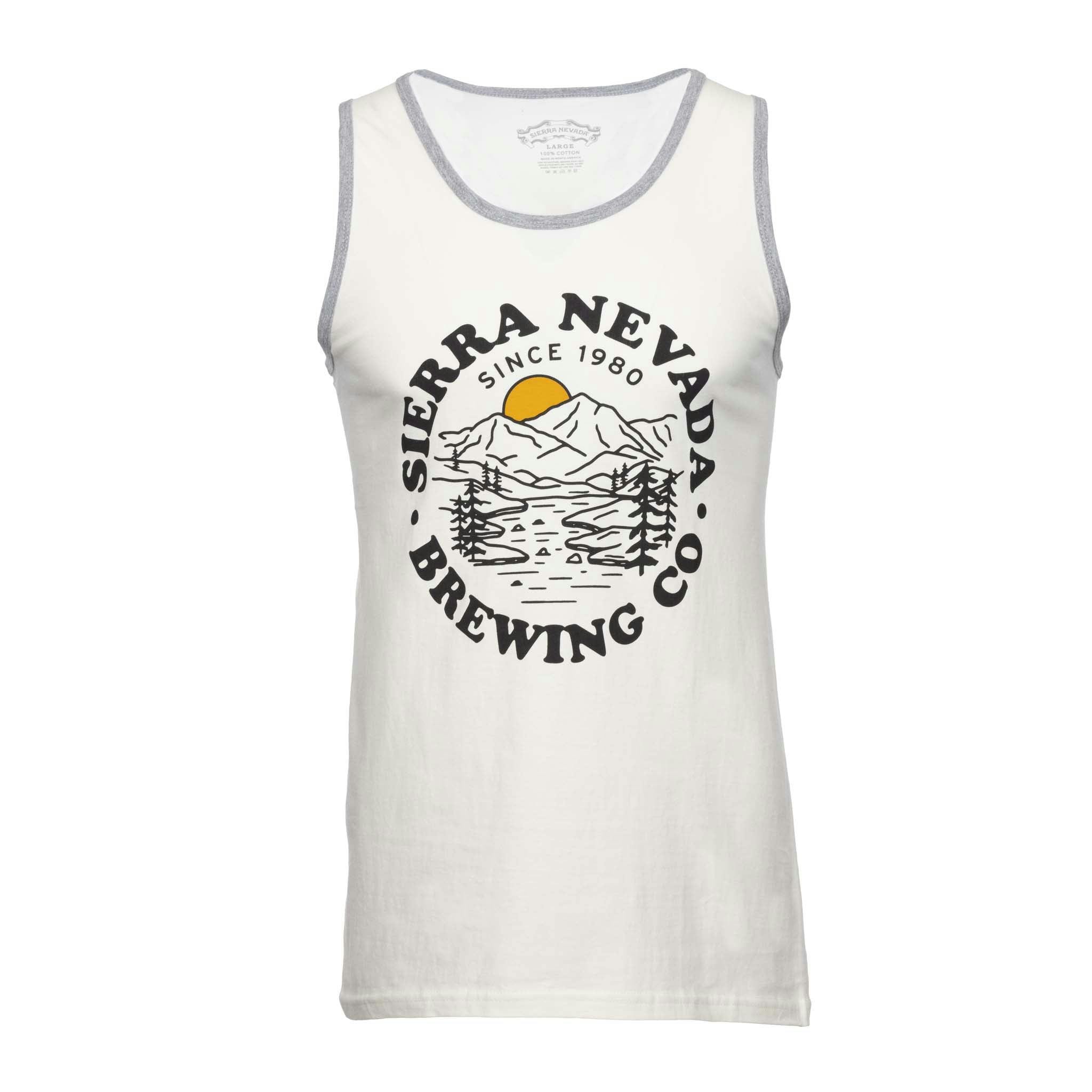 Tank Top Circle Mountain Scene - men_tanktop_circle_vintage