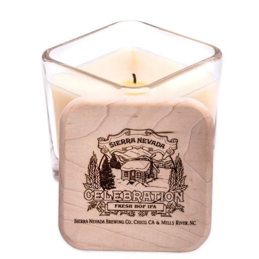 Sierra Nevada Celebration IPA Candle with Coaster